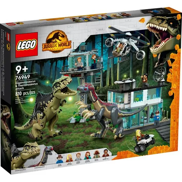 Jurassic World 76949 Атака гиганотозавра и теризинозавра