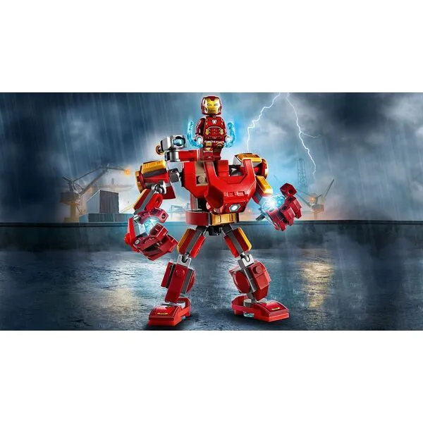 Super Heroes 76140 Avengers Железный Человек: трасформер