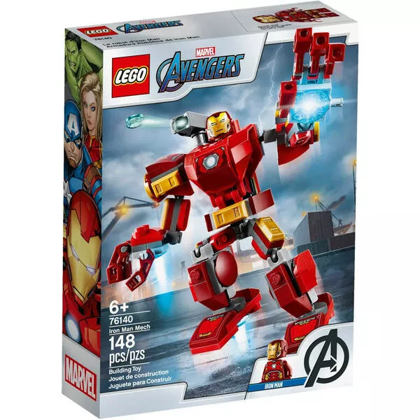 Super Heroes 76140 Avengers Железный Человек: трасформер