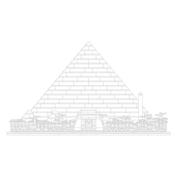 Architecture 21058 Великая пирамида Гизы