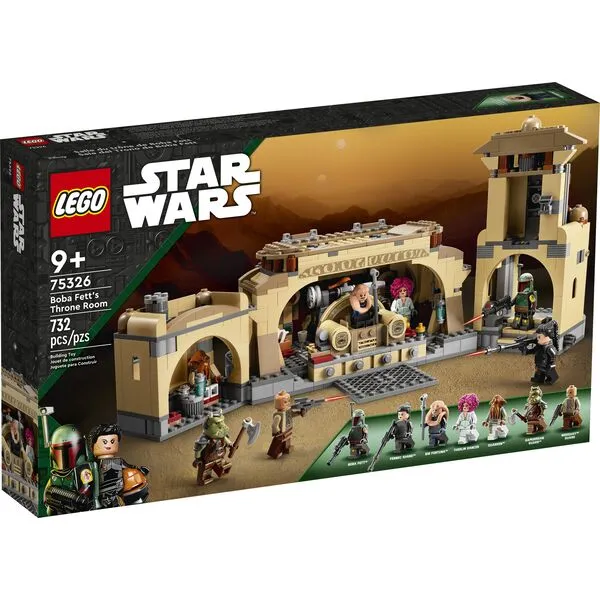 Star Wars 75326 Тронный зал Бобы Фетта