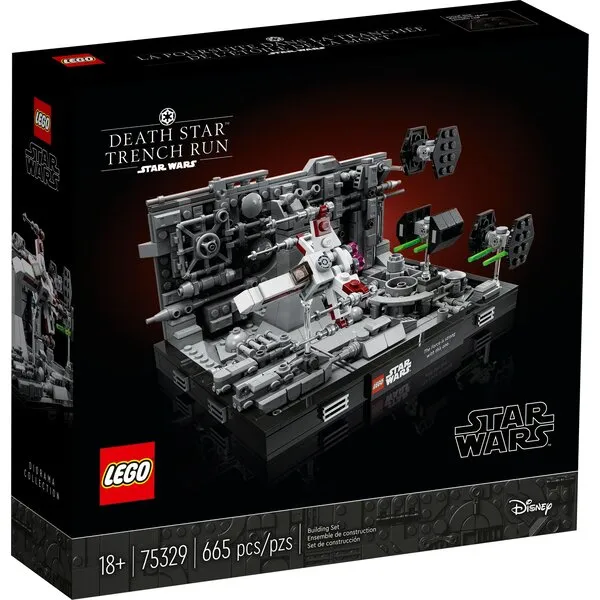 Star Wars 75329 Диорама Бег по траншеям Звезды Смерти