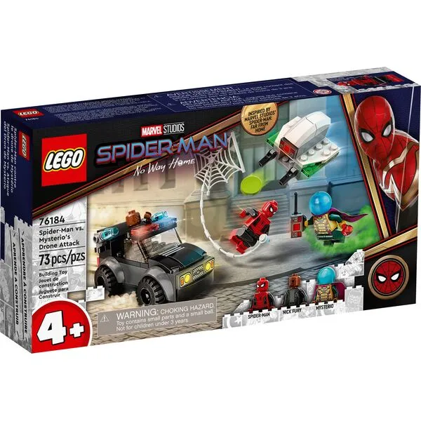 Super Heroes 76184 Человек-паук против атаки дронов Мистерио