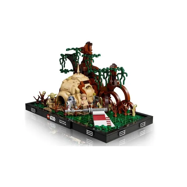 Star Wars 75330 Диорама: Дагоба Обучение джедаев
