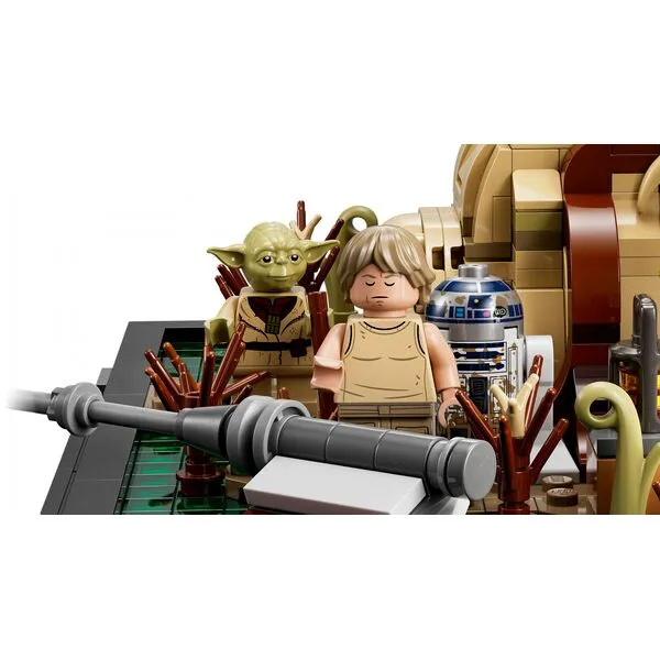 Star Wars 75330 Диорама: Дагоба Обучение джедаев