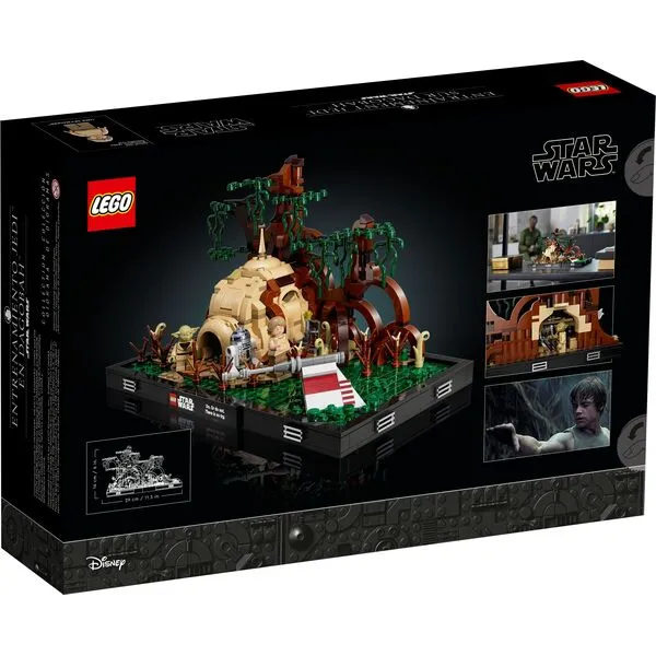 Star Wars 75330 Диорама: Дагоба Обучение джедаев