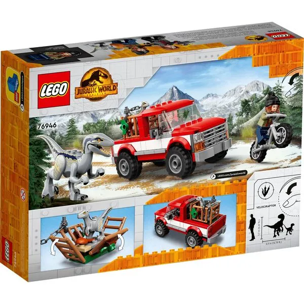 Jurassic World 76946 Захват синего и бета-велоцираптора