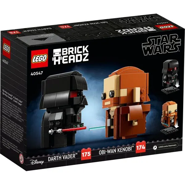 BrickHeadz 40547 Оби-Ван Кеноби и Дарт Вейдер