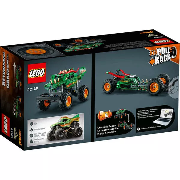 Technic 42149 Monster Jam Дракон