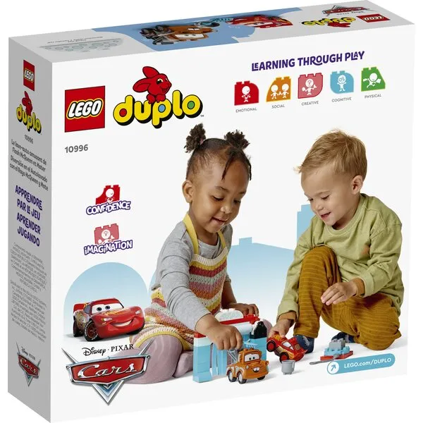 DUPLO 10996 Веселая автомойка Молнии Маккуина и Мэтра
