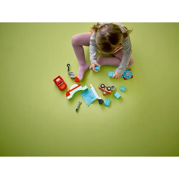 DUPLO 10996 Веселая автомойка Молнии Маккуина и Мэтра