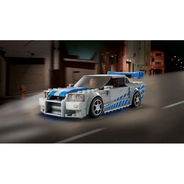 Speed Champions 76917 2 Форсаж 2 Nissan Skyline GT-R (R34)