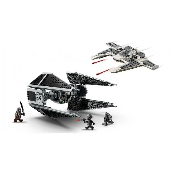 Star Wars 75348 Истребитель Mandalorian Fang против TIE Interceptor