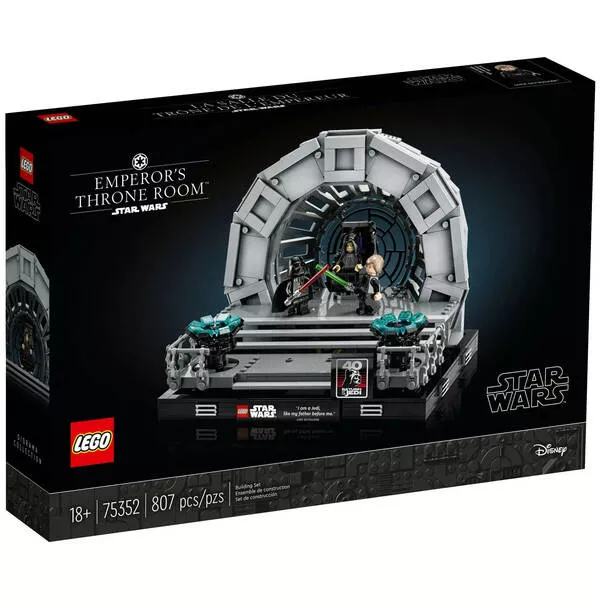 Star Wars 75352 Диорама с тронным залом императора