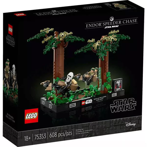 Star Wars 75353 Диорама погони за спидерами на Эндоре