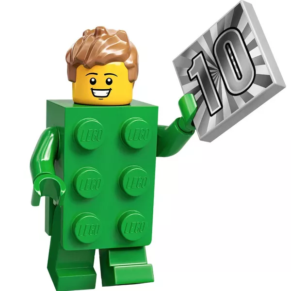 Minifigures 71027-13 Парень в костюме кубика