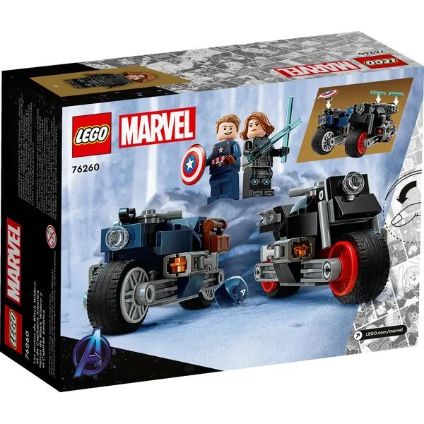 Super Heroes 76260 Мотоциклы Черной вдовы и Капитана Америки
