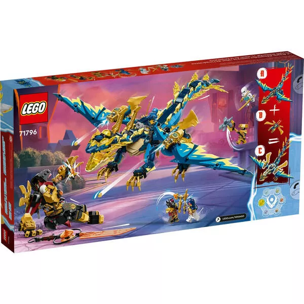 NINJAGO 71796 Стихийный дракон против боевого робота императрицы