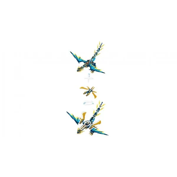 NINJAGO 71796 Стихийный дракон против боевого робота императрицы