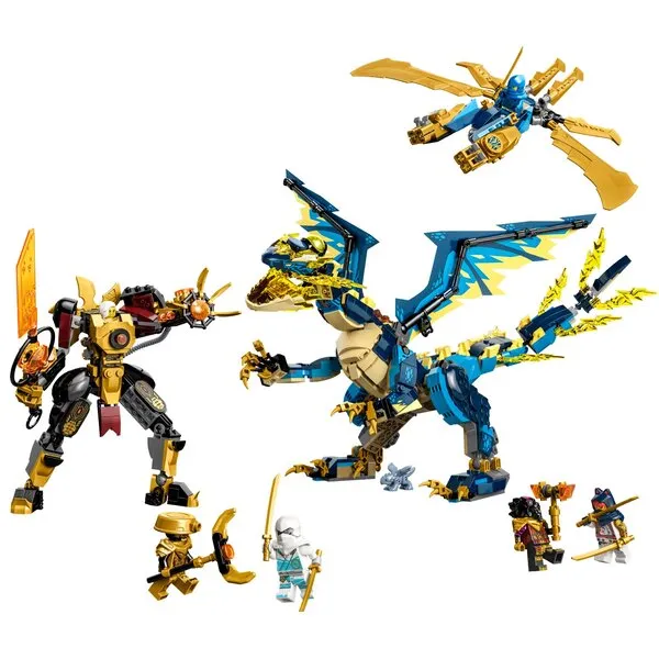 NINJAGO 71796 Стихийный дракон против боевого робота императрицы
