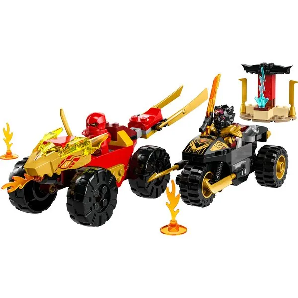 NINJAGO 71789 Битва автомобилей и мотоциклов Кая и Раса