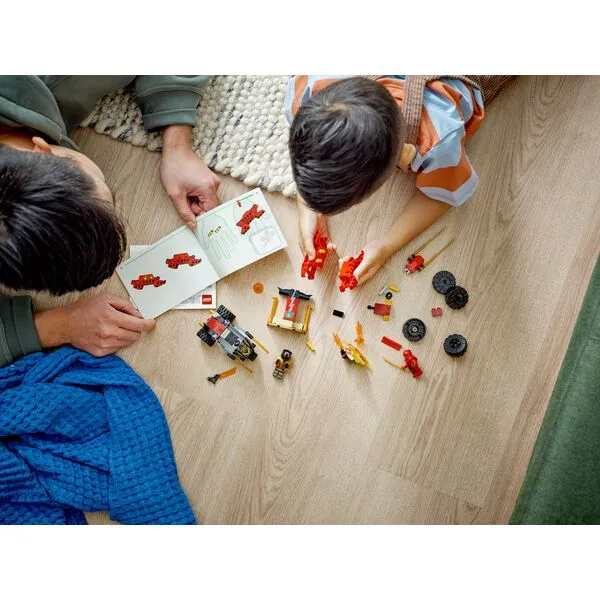 NINJAGO 71789 Битва автомобилей и мотоциклов Кая и Раса