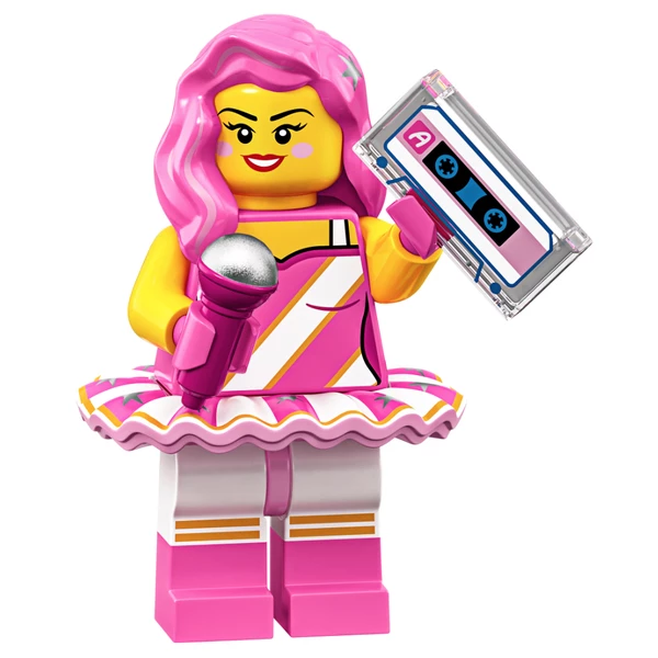 Minifigures 71023-11 Рэпперша с розовыми волосами