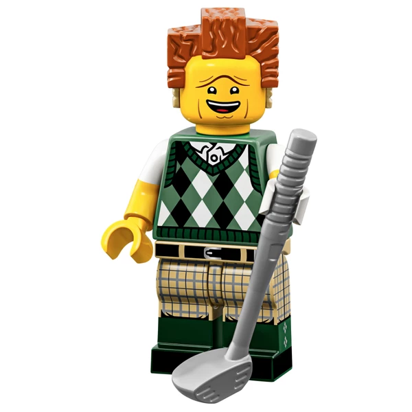 Minifigures 71023-12 Президент Бизнес с клюшкой для гольфа