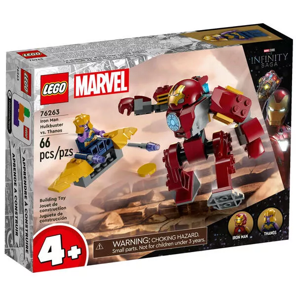 Super Heroes 76263 Железный человек Халкбастер против Таноса
