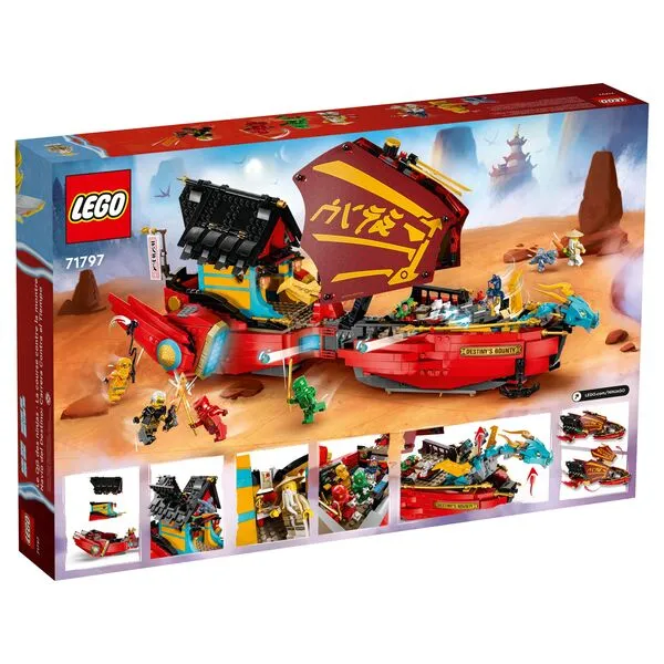 NINJAGO 71797 Награда судьбы – гонка со временем