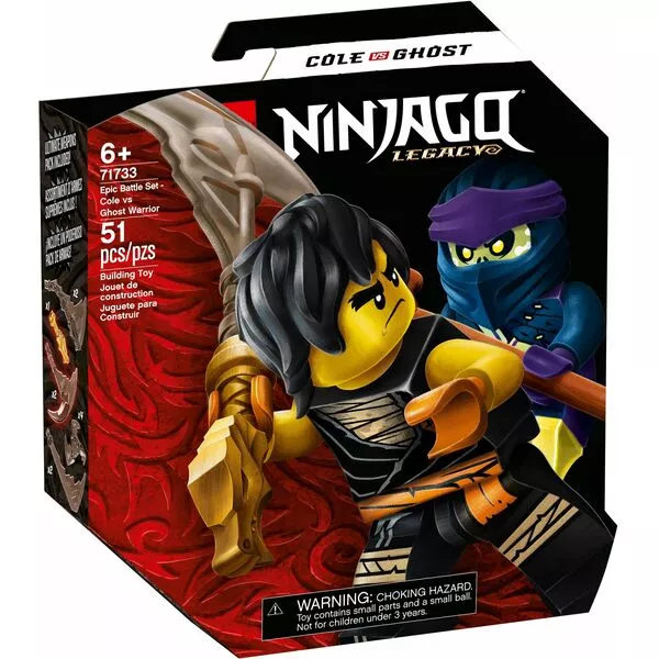 NINJAGO 71733 Легендарные битвы: Коул против Призрачного Воина