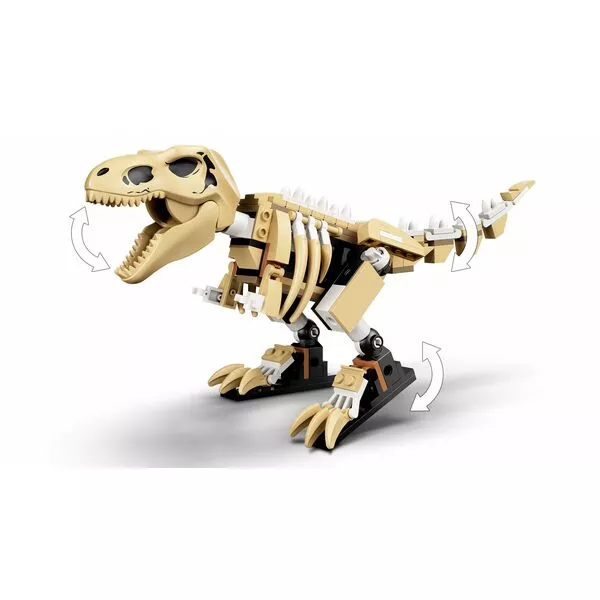Jurassic World 76940 Скелет тираннозавра на выставке