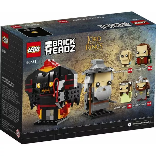 BrickHeadz 40631 Гэндальф Серый и Барлог