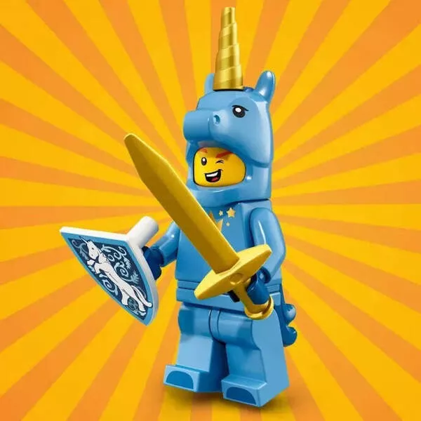 Minifigures 71021-17 Парень в костюме единорога
