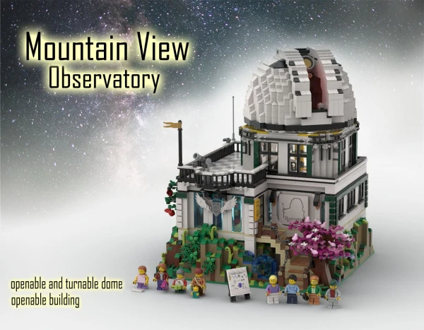BrickLink 910027 Обсерватория Горная смотровая площадка