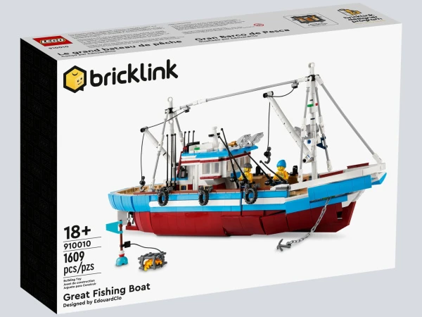 BrickLink 910010 Великий рыболовный катер