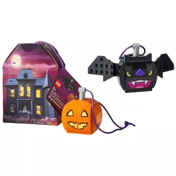 Seasonal 854049 Pumpkin & Bat Duo
