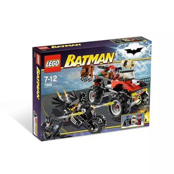 Batman 7886 The Batcycle Harley Quinn's Hammer Truck