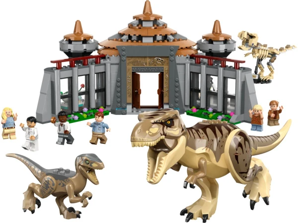 Jurassic World 76961 Центр посетителей: нападение тираннозавра и велоцираптора