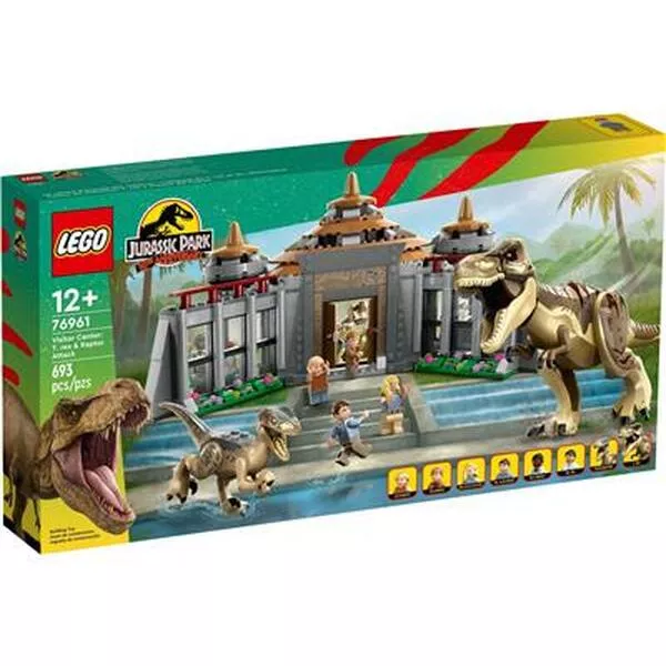 Jurassic World 76961 Visitor Center T. rex & Raptor Attack