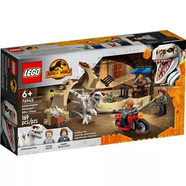 Jurassic World 76945 Atrociraptor Dinosaur Bike Chase