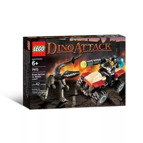 Dino Attack 7473 Steel Sprinter vs. Mutant Lizard
