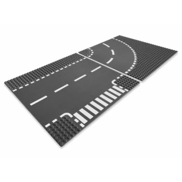 City 7281 T-Junction & Curved Road Plates