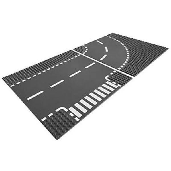 City 7281 T-Junction & Curved Road Plates