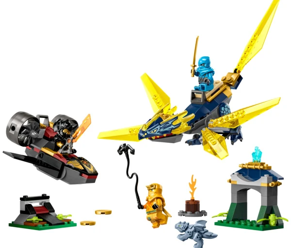 NINJAGO 71798 Ня и Арин на драконе-младенце