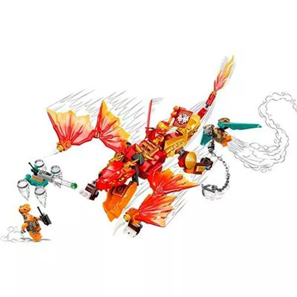 NINJAGO 71762 Kai's Fire Dragon EVO