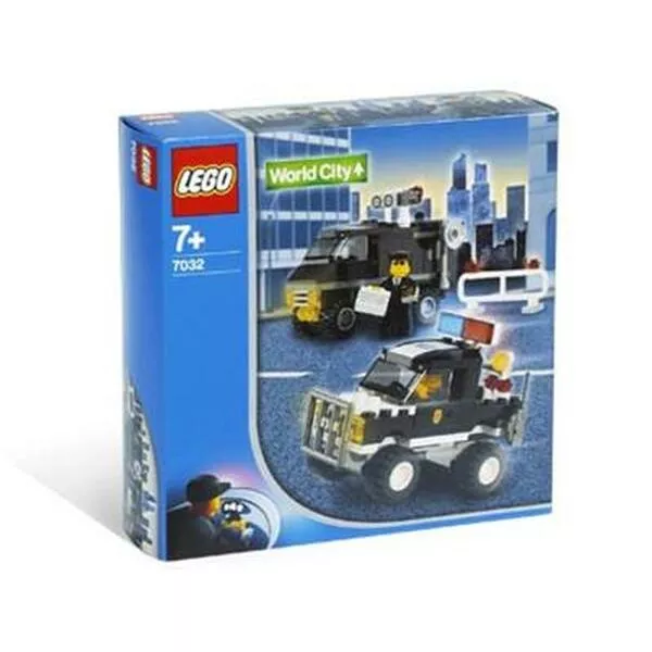 World City 7032 Police 4WD and Undercover Van