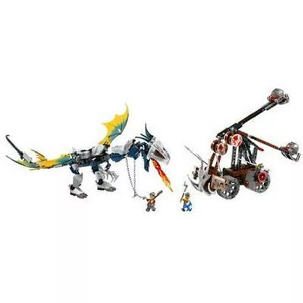 Vikings 7021 Viking Double Catapault vs. the Armored Ofnir Dragon