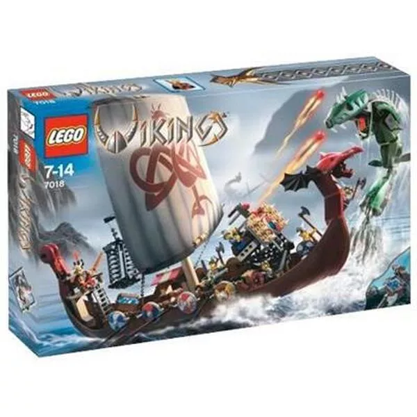 Vikings 7018 Viking Ship vs. the Midgard Serpent