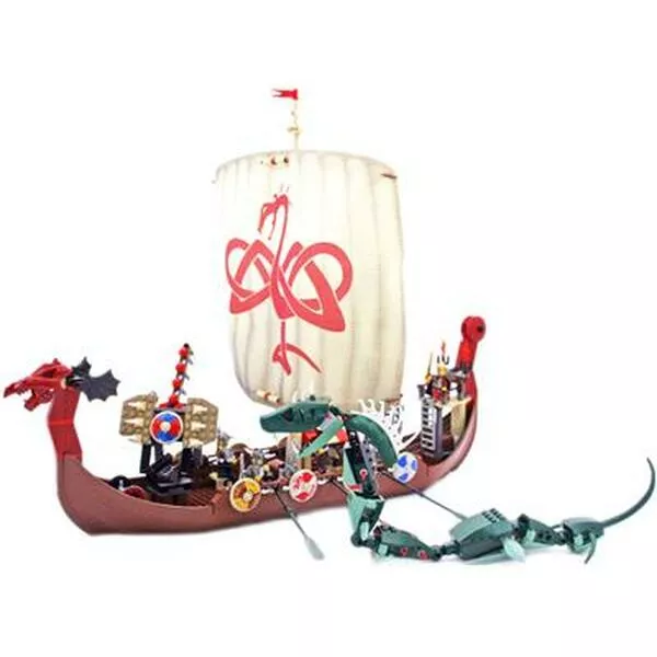 Vikings 7018 Viking Ship vs. the Midgard Serpent